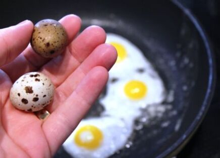 oeufs de caille pour le pouvoir