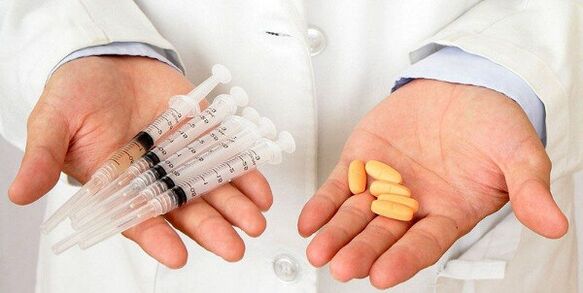 Injection de médicament ou administration orale