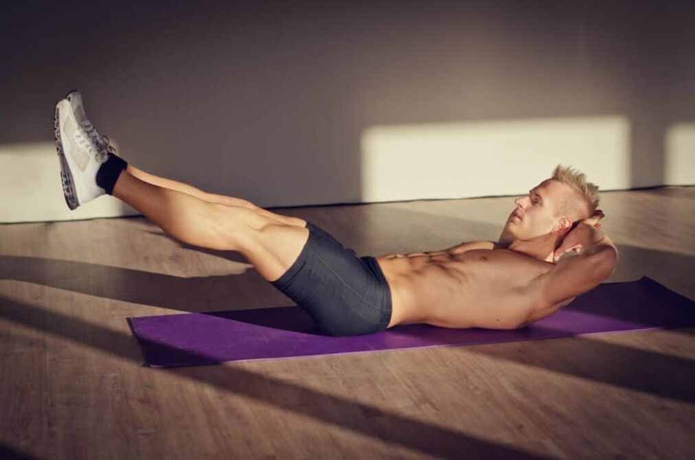 des abdominaux forts augmentent la puissance